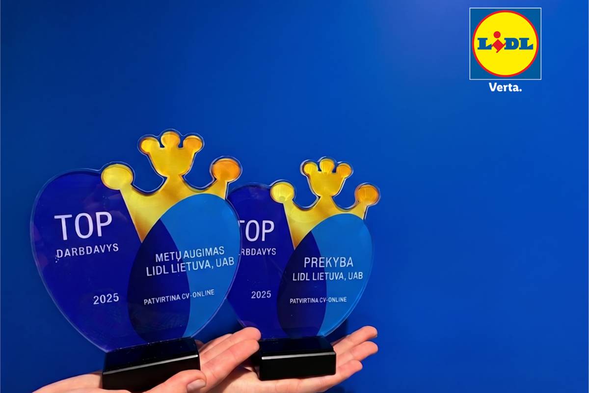 „Lidl Lietuva“ antrus metus iš eilės pripažinta patraukliausiu darbdaviu prekybos sektoriuje.